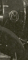 Le logo MS, marque du constructeur d'avion Morane-Saulnier