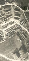 D&eacute;tail de la photo a&eacute;rienne verticale du camp d'Ipp&eacute;court en 1917