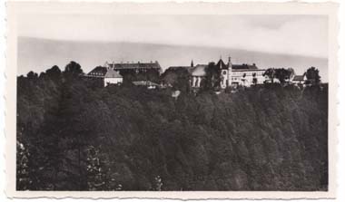 Vue d'ensemble du Mont Sainte-Odile en photo ancienne