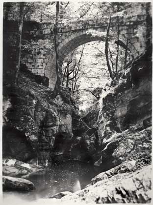 Route de la Grande Chartreuse photo ancienne du pont Peraut