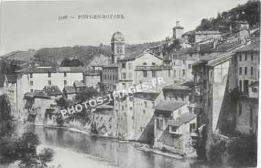 Photo ancienne de Pont-en-Royans en carte postale de 1900