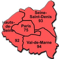 carte des photos anciennes d'Ile de France