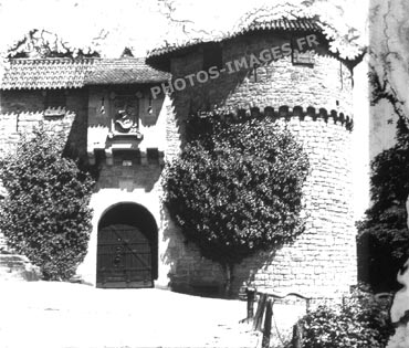 L'entrée principale du Chateau Haut-koenigsbourg