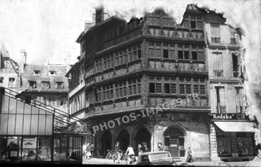 Strasbourg, photo de la maison Kammerzel dans les ann&eacute;es 30
