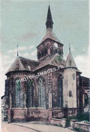 Photo ancienne de l'abside de l'église de Ceffonds