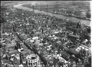 Le Havre et la Seine, photo ancienne vue d'avion