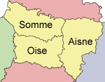 Carte des photos anciennes de le région Picardie