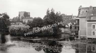 Moret-sur-Loing sur une photo ancienne