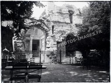 Le temple de Diane, ancienne photo de 1910