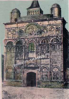 La cathédrale Saint-Pierre à Angoulême en ancienne photo carte Pautauberge