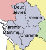 Carte des photos anciennes de Poitou-Charentes