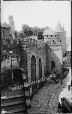 La porte du Sénéchal, photo ancienne de Carcassonne