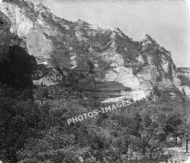 Ancienne photo des gorges du Tarn de 1947