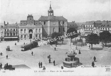 Ancienne photo de la République au Mans