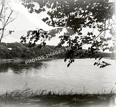 Ancienne photo de l'étang de Tan aux Sables-d'Olonne en 1920