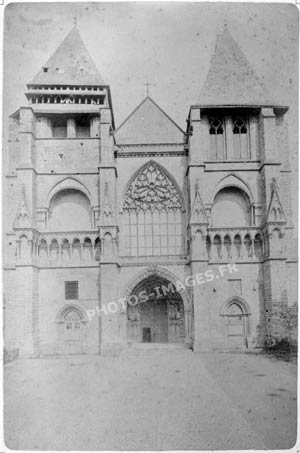 Ancienne photo de l'église Notre Dame de la Couture au Mans