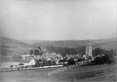 Ancienne photo du village dans la commune de Chézy-sur-Marne