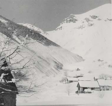 Col du Bouchiet, détail de la photo ancienne précédente