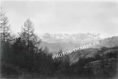 Vue prise de Valberg, photo ancienne de 1938