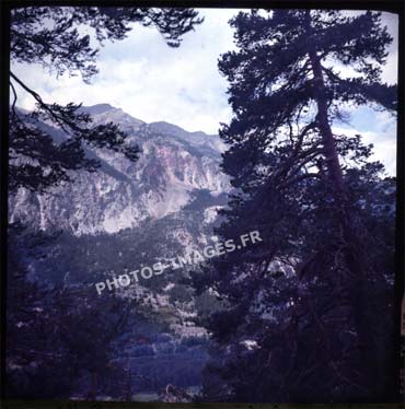 Les hôtels du col du Lautaret prise de vue vers 1900