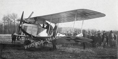 Avion allemand au sol pendant la guerre de 14-18, WW1