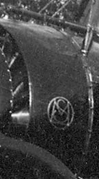Le logo MS, marque du constructeur d'avion Morane-Saulnier