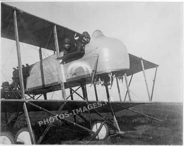 Avion Voisin juste avant son envol, photo de 14-18,WW1