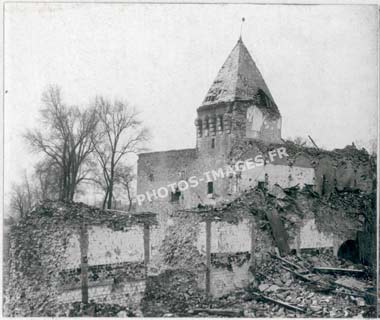 La citadelle du fort de Ham, Somme en 14-18 ww1, détruit en 1917