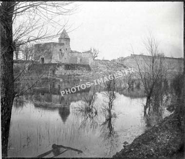Le canal et le fort de Ham en 14-18 ww1 miné par les boches avant leur retraite en 1917