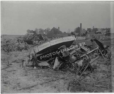 Engins agricoles en défense, McCormick, Ham, Somme 14-18 ww1